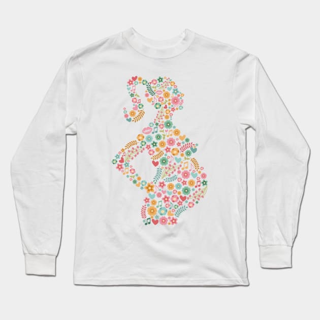 Pregnant Mama Long Sleeve T-Shirt by zackmuse1